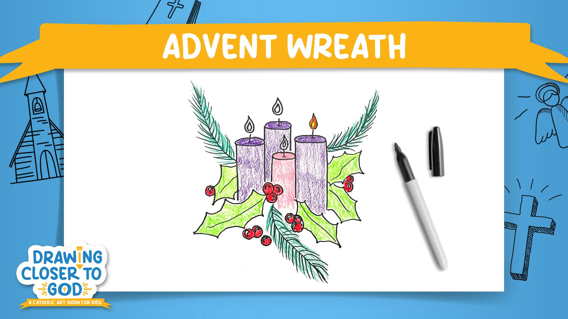 Free Advent Wreath Clipart Black And White, Download Free Advent Wreath  Clipart Black And White png images, Free ClipArts on Clipart Library